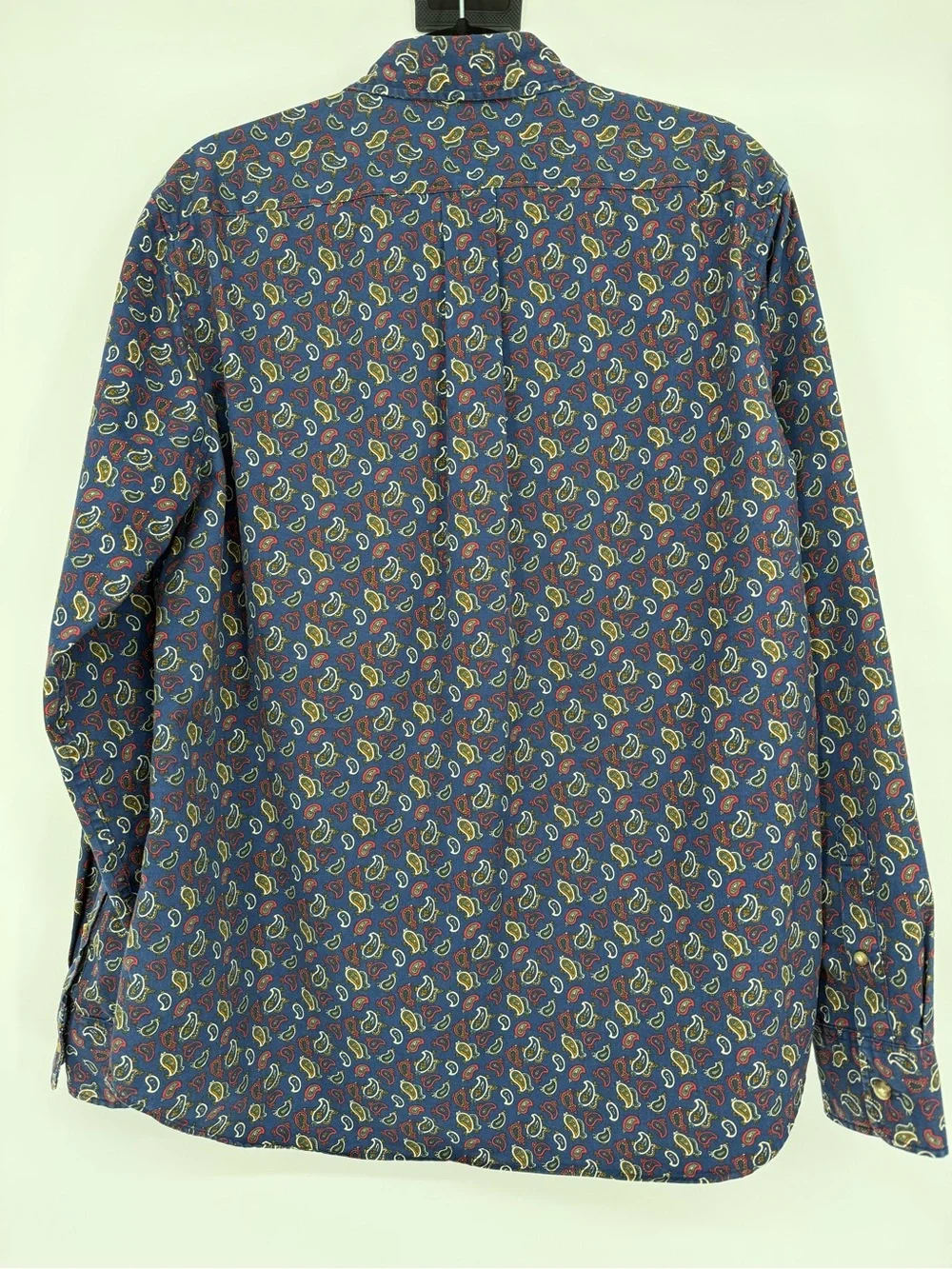 J.Crew Paisley Print Button Front Shirt Indie Boho Casual Cotton Pocket‎ Medium